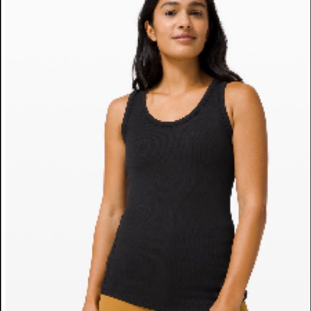 Lululemon Hold Tight Scoop Neck Tank. Black. Size 12. NWT